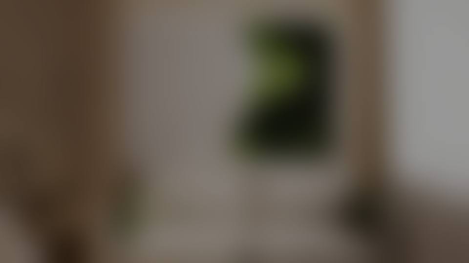 Blurred background: living room of the Atyrau apartment